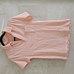 MEN'S J. CREW COLLARED ORANGE  COTTON SHORT SLEEVE T SHIRT SZ SMALL $45